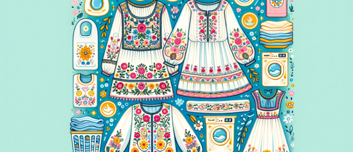 Illustration-showing-various-embroidered-clothing-items-and-washing-instructions