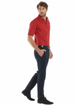 Mens Poplin Half Sleeve Shirt