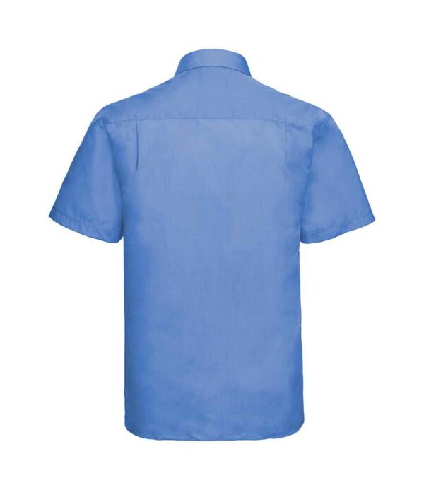 Russell Collection Short Sleeve Easy Care Poplin Shirt - Image 3