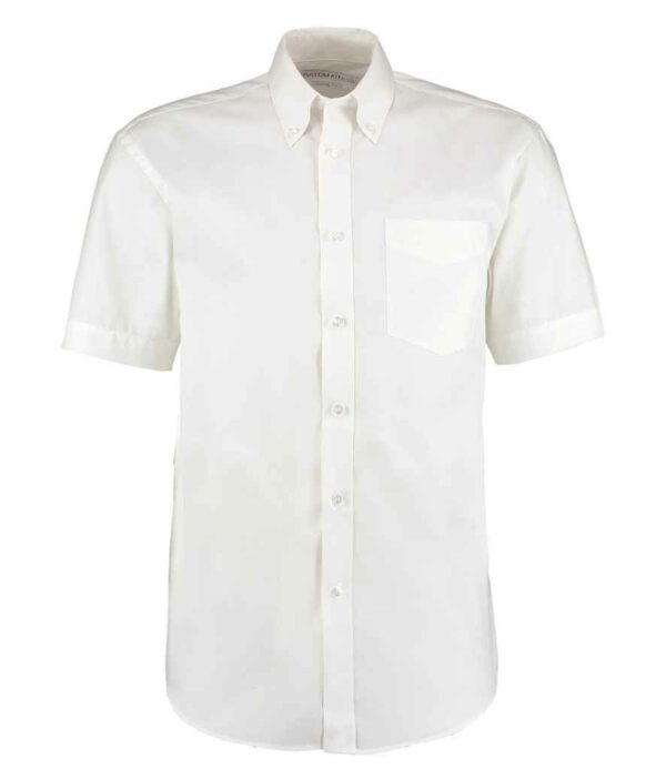 Kustom Kit Premium Short Sleeve Classic Fit Oxford Shirt - Image 5