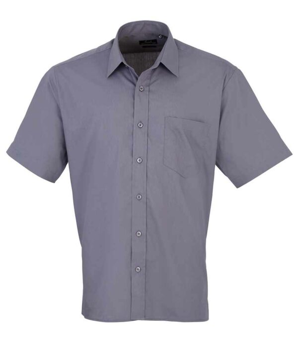 Premier Short Sleeve Poplin Shirt - Image 3